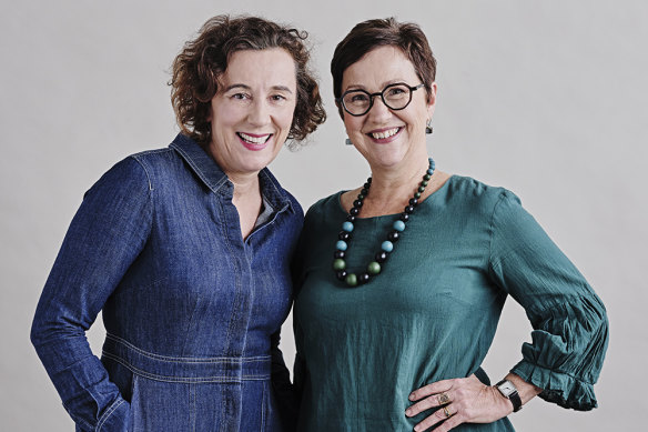 Sarah Macdonald and Herald artist Cathy Wilcox at the launch of their book, So...You’re Having a Teenager