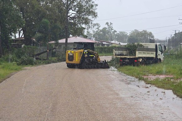 Tropical Cyclone Narelle swept over the Cape York Peninsula, narrowly missing populated communities.