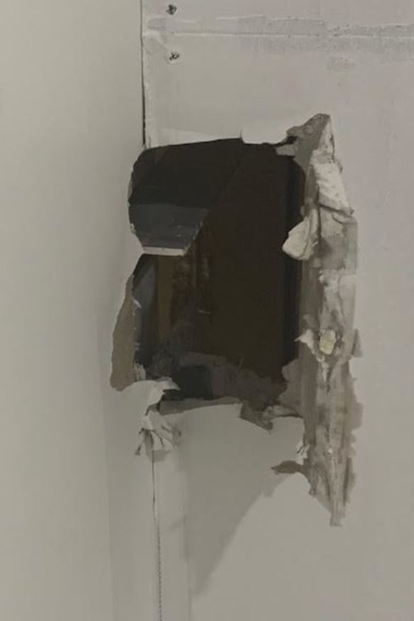 Holes were found in some of the fire-rating enclosures around openings to the lift shaft, making them ineffective in the event of a fire.