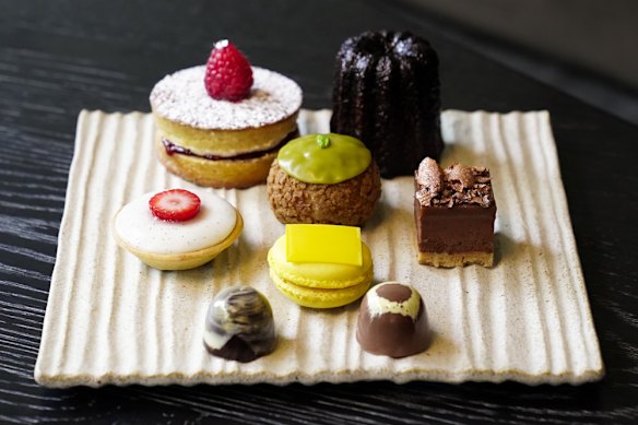 John Demetrios’s pastry work turned heads at Yugen Tea Bar (pictured) and Omnia.