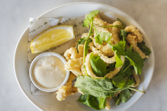 Calamari fritti joins other Italian crowdpleasers at King and Godfree’s stand.
