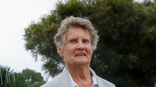 Lola Hickey was evacuated on Saturday from Riverside Resort as the Hastings River breaks its banks and floods in Port Macquarie.