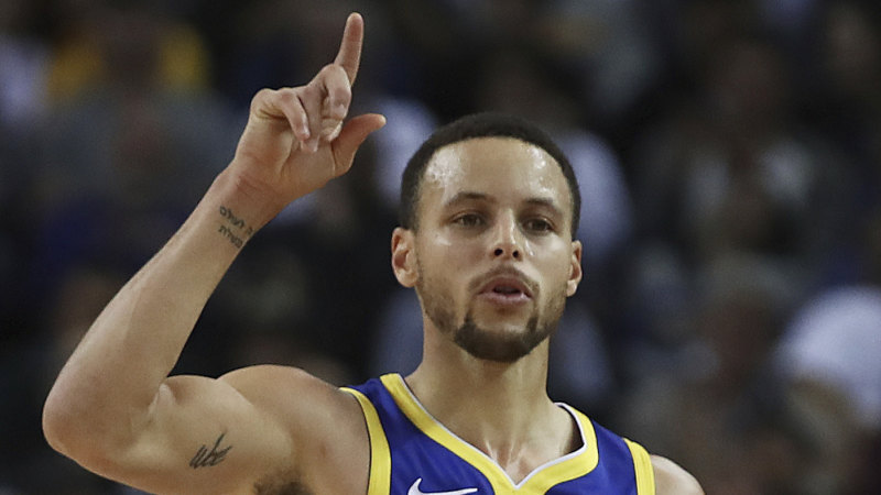 NBA star Stephen Curry believes the US moon landings were faked