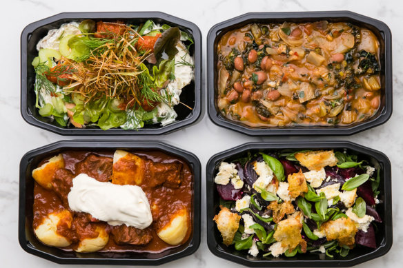 TwoGood ‘to be warmed’ ready meals.