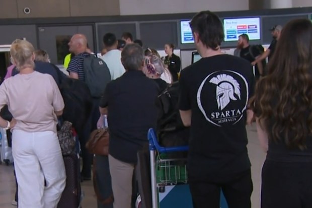 Perth Airport was hit with a mass power outage, which Western Power say was caused by a bushfire that broke out in Perth Hills.