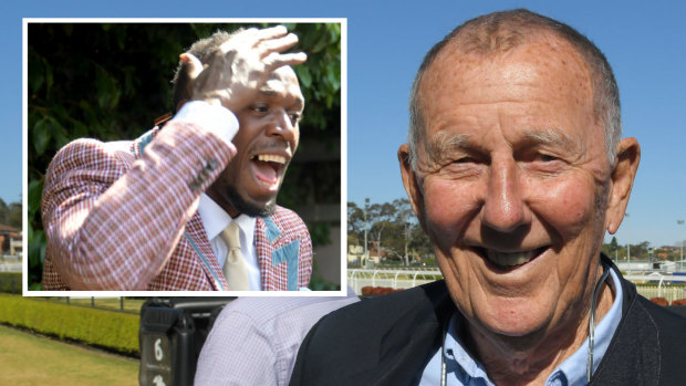 On the punt: Singo could show Usain a good time trackside on the Coast.