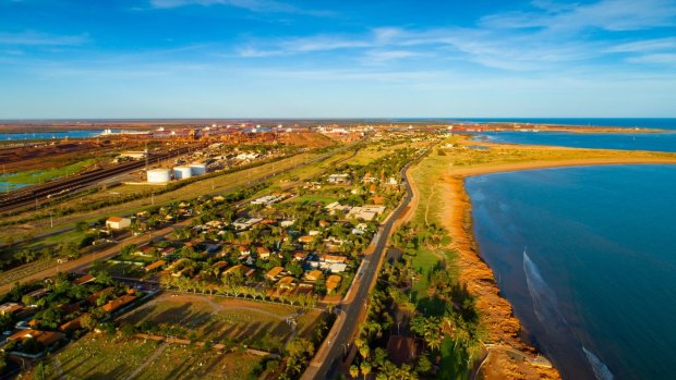 Port Hedland, where service workers once earned bankers' salaries.