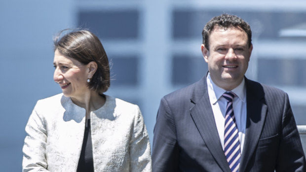 Premier Gladys Berejiklian and Stuart Ayres, Minister for Jobs, Investment, Tourism and Western Sydney.