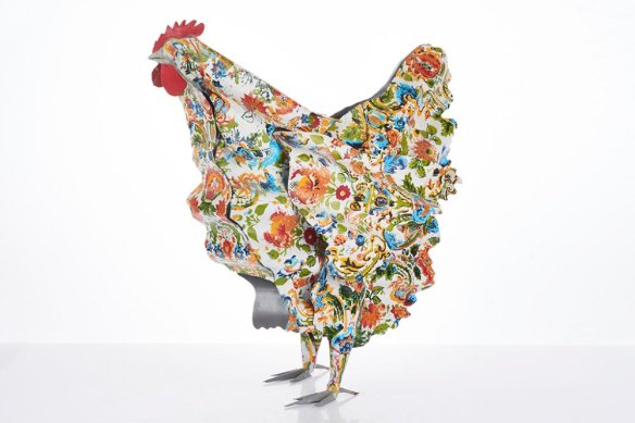 Jeff Thomson’s Rooster, 2005 caught the writer’s eye.  
