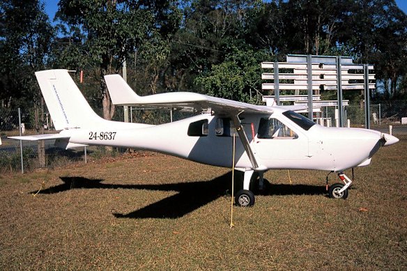 The One Nation Jabiru 230-D pictured in 2018 at Caboolture in Queensland, minus its party livery. 