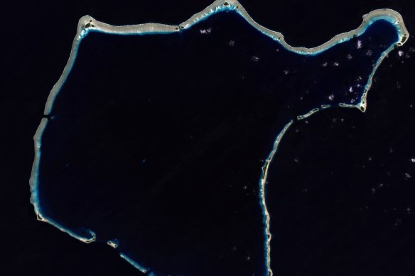 Rongelap atoll in the Marshall Islands.