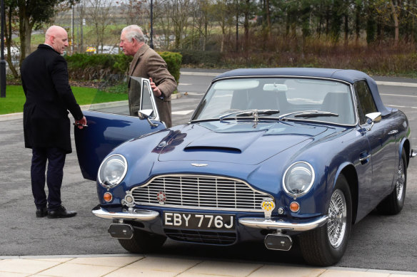 King Charles had his Aston Martin converted to biofuel.