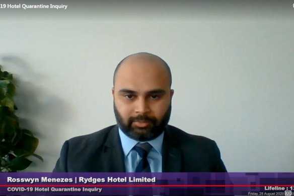 Rosswyn Menezes, the general manager of the Rydges on Swanston