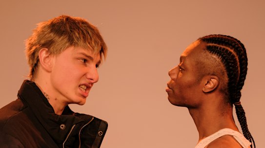 Patrick Phillips and Timothy Springs in Foam.