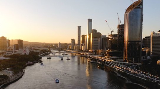 The Neville Bonner Bridge will connect South Bank to Queen’s Wharf.