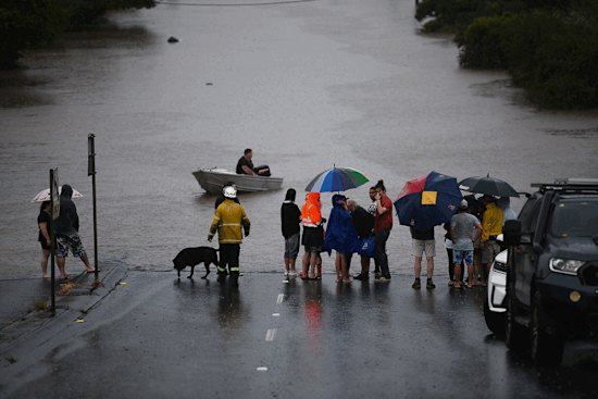 NSW floods tinnie army.