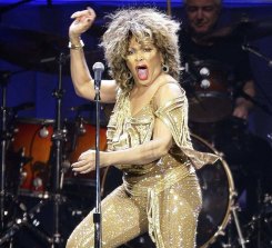 Tina Turner performs in London, 2009.