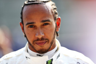Champion Formula One driver Lewis Hamilton.