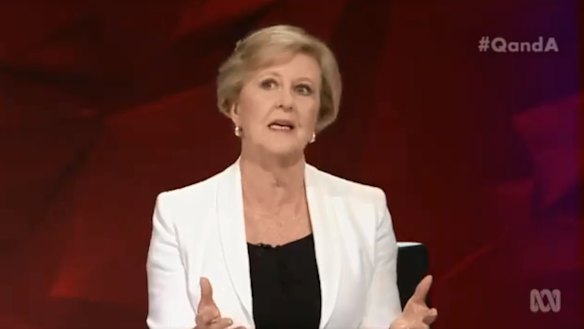 Gillian Triggs on Q&A.