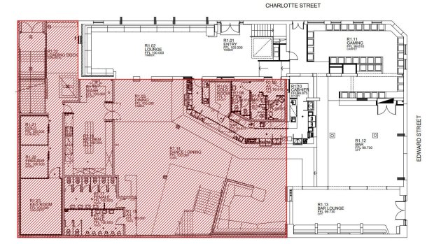 The demolition application approved by the council in 2016 would remove a number of modern additions to the Stock Exchange Hotel on Edward Street in Brisbane.