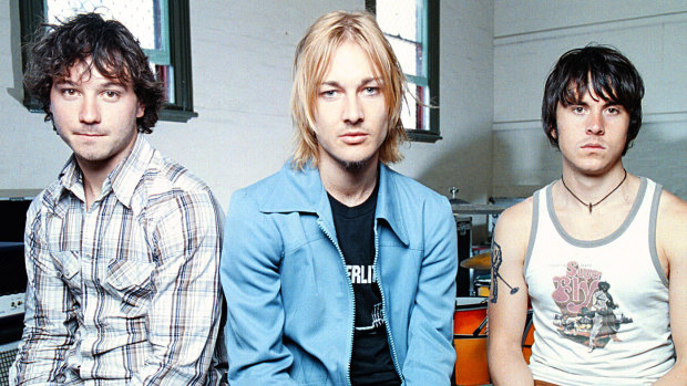 Chris Joannou, Daniel Johns and Ben Gillies of Silverchair.