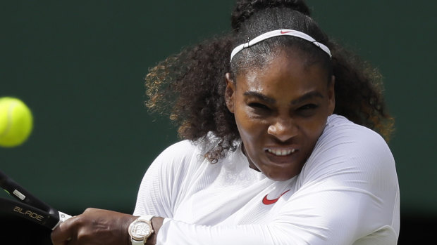 Top of the pile: Serena Williams.