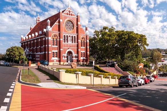 The church was designed by Brisbane architect G.H.M. Addison.