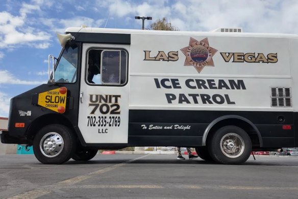 The Las Vegas Ice Cream Patrol truck.