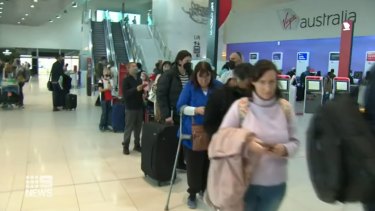 There have been big delays at Perth Airport as travel ramps up again.
