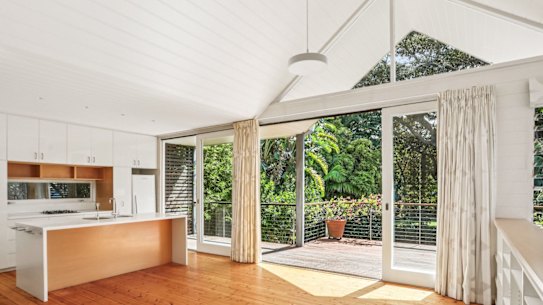 One half of the double Watsons Bay landholding