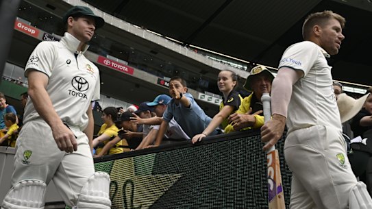 Steve Smith and David Warner.