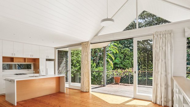One half of the double Watsons Bay landholding