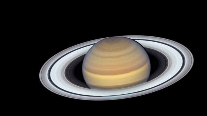 Saturn Portrait Stunning Images By Hubble Telescope 2019 Saturn shines brightly in this new portrait snapped by nasa's hubble space telescope. saturn portrait stunning images by