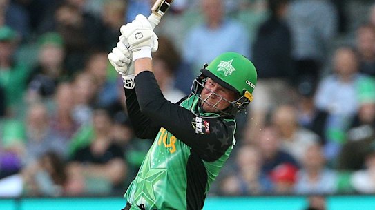 Ben Dunk in action this season.