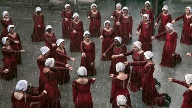 A scene from The Handmaid's Tale.