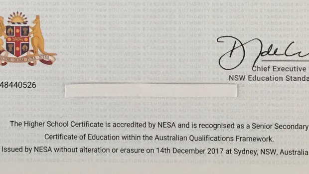 More than 69,000 year 12 graduates have received HSC certificates with the wrong date.