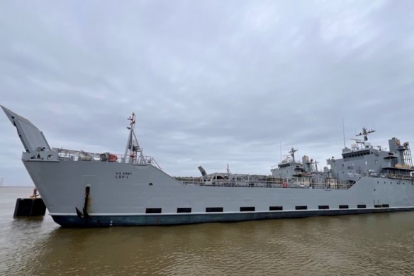 The US Army Vessel General Frank S. Besson.