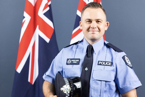 Constable Anthony Woods died on Sunday from his injuries.