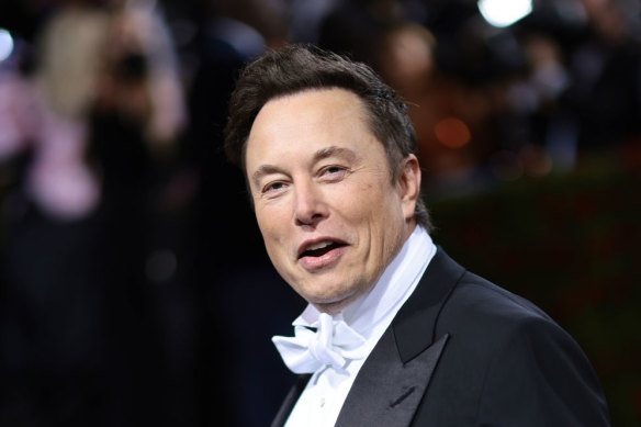 Tesla founder Elon Musk. ‘Does he have huge amounts of money?’ Musk asks. ‘Depends on how you define ‘huge’!′ the acquaintance replies.