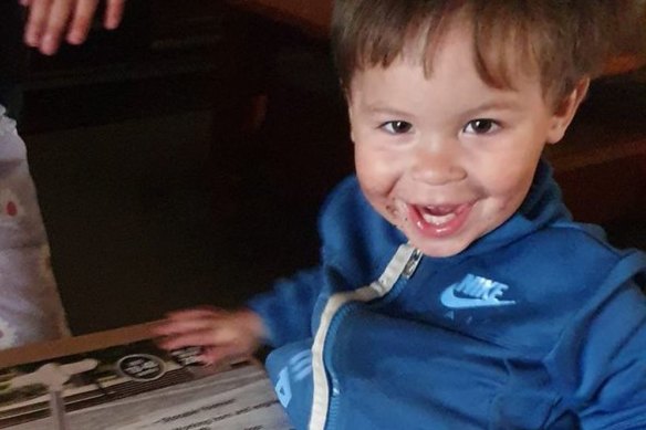 Two-year-old Jyedon Pollard, who was killed in a dog attack in Cowra in November 2022.