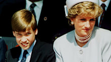 Prince William and Princess Diana in 1995.