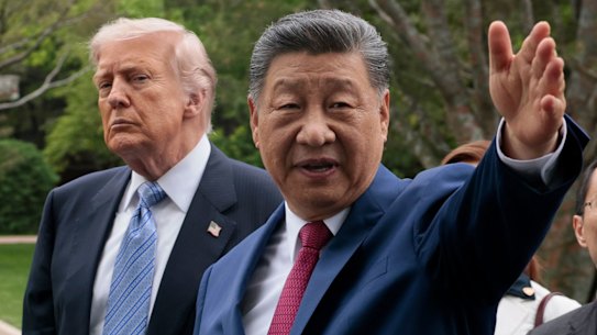 Donald Trump and Xi Jinping. The battle for global supremacy between the US and China has accelerated Beijing’s plans.