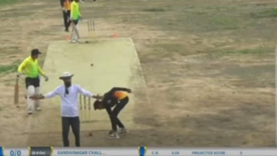 Screenshot of alleged fake Indian Premier League match for SMH online 12/7/22.