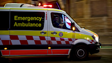 A file photograph of a NSW Ambulance.