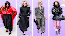 Celebrities wearing the balloon pants trend