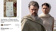The Odyssey ticket scalpers graphic