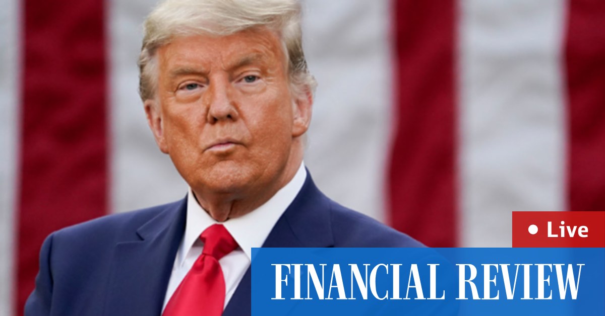 President signs executive order placing firewall around Venezuela’s oil funds; cyclone to make landfall in Queensland. Follow live.