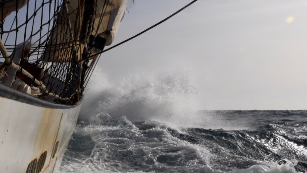 The east-west Atlantic crossing is notoriously rough.