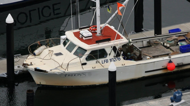 That boat that was involved in the collision on the harbour..