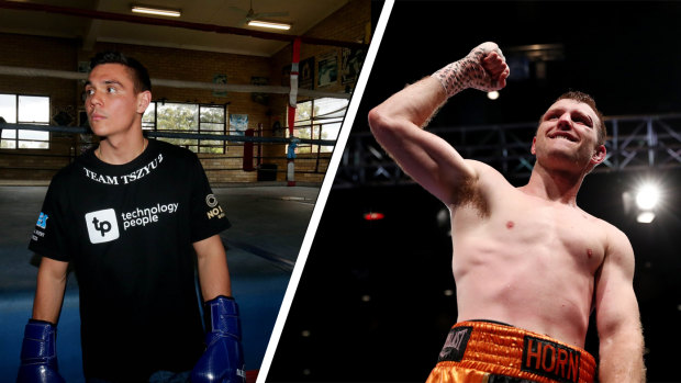 Tim Tszyu (left) and Jeff Horn (right) are locked in for an all-Australian bout in Queensland next month.